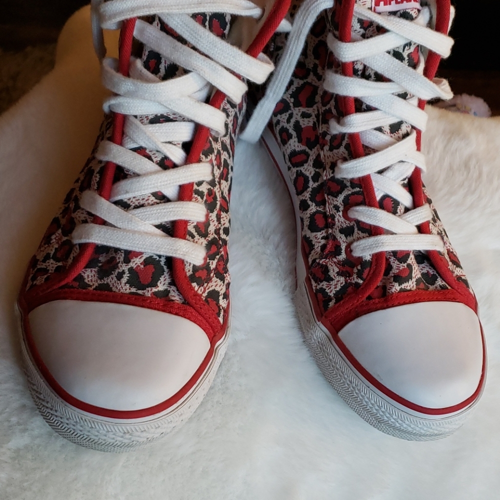 High top red sneakers animal planet - Picture 3 of 13